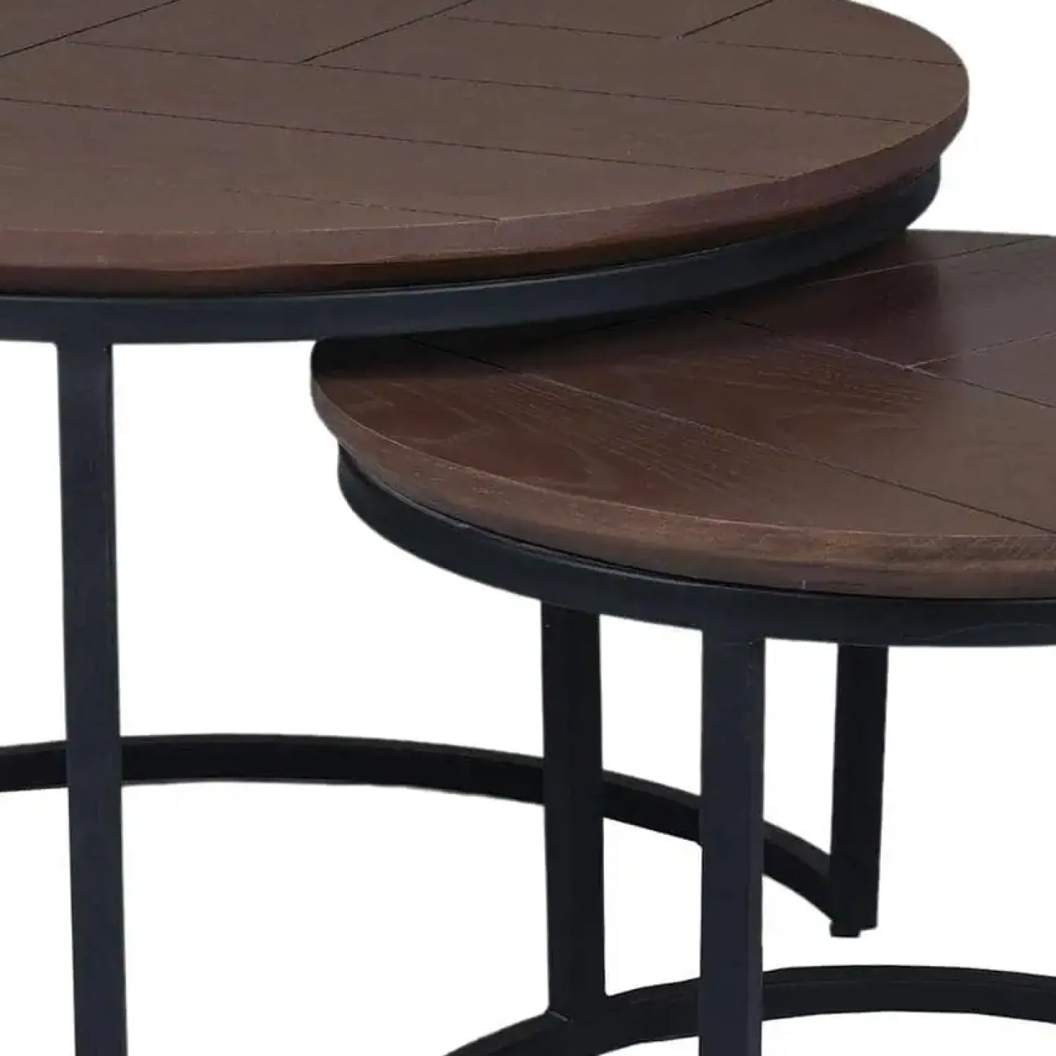 Furndea Salontafels|Otis Salontafel set van 2 Walnoot Eiken