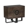 Tower living Wandkasten|Ladenkasten|Padua ladekast mangohout 2 lades 80cm