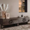 Tower living Industriele Kasten|Tv Meubels|Padua TV meubel mangohout 2 deurs 200cm