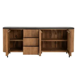 Tower living Dressoirs|Industriele Kasten|Palazzo Dressoir Teakhout 200cm