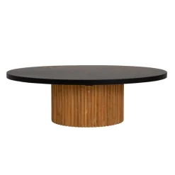 Tower living Salontafels|Palazzo Salontafel Teakhout ovaal 130cm