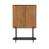Tower living Wandkasten|Industriele Kasten|Palazzo Wandkast Teakhout 105cm