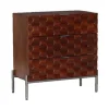 Tower living Wandkasten|Ladenkasten|Paola chest 3 drws. 75x40x80 Mango Wood & Iron