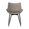 WOOOD Eetkamerstoelen|Parade Eetkamerstoel Melange Stof Zand