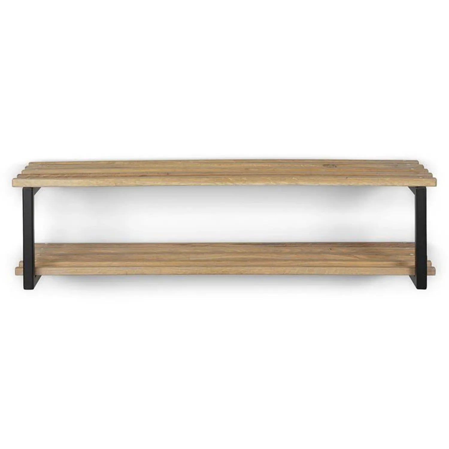 Redin Design Kapstokken|Parker industrieel schoenenrek XL zwart / hout