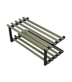 Redin Design Schoenenrekken|Parker industrieel schoenenrek zwart