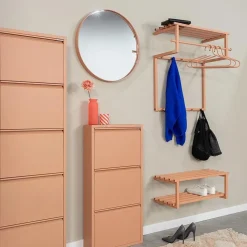 Redin Design Kapstokken|Parker Kapstok Terracotta 76cm