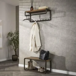 Kalfort Kapstokken|Patrick Kapstok met hoedenplank 8 haken 80cm