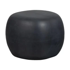 vtwonen Bijzettafels|Pebble Bijzettafel Betonlook Antraciet 50cm