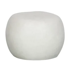 vtwonen Bijzettafels|Pebble Bijzettafel Betonlook Wit 50cm
