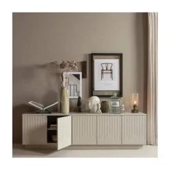 WOOOD Industriele Kasten|Tv Meubels|Pencil TV Meubel Dennenhout Mist 180cm