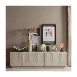 WOOOD Industriele Kasten|Tv Meubels|Pencil TV Meubel Dennenhout Mist 180cm