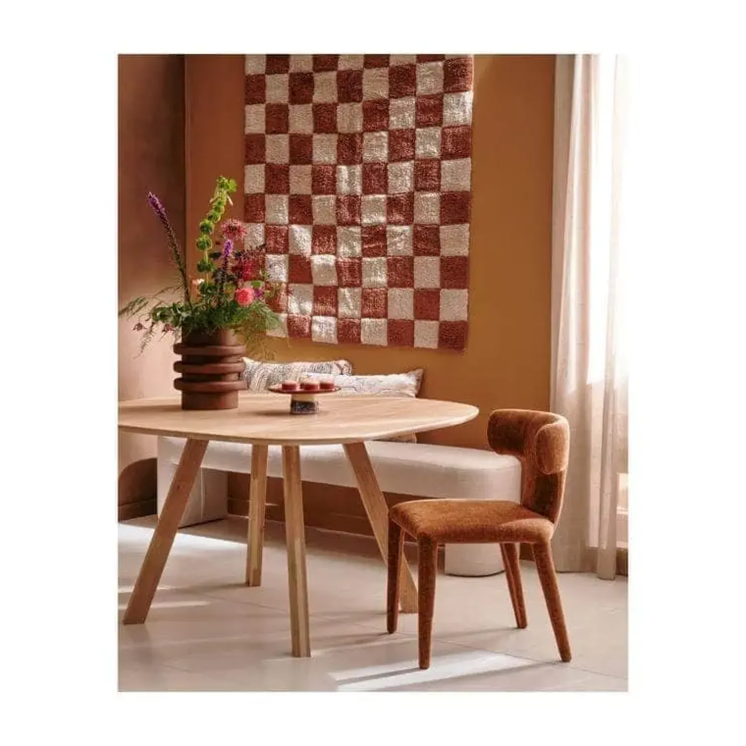 WOOOD Eetkamerstoelen|Permit Eetkamerstoel Kaneel