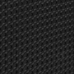 LykkeHome Dressoirs|Industriele Kasten|Pernille dressoir zwart melamine rotan 80cm