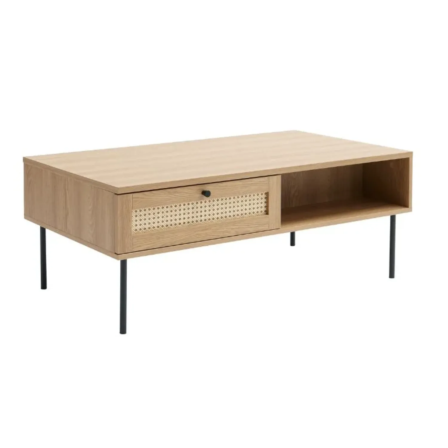 LykkeHome Salontafels|Pernille Salontafel Naturel rotan 110cm