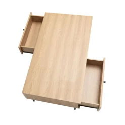 LykkeHome Salontafels|Pernille Salontafel Naturel rotan 110cm