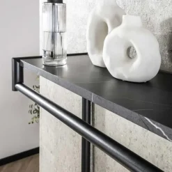 Kalfort Kapstokken|Phoebe Kapstok 20 haaks hoog Antraciet melamine 100cm