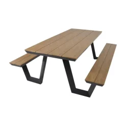 Lesli Living Tuintafels|Picknickset Arezzo rechthoekig 200cm
