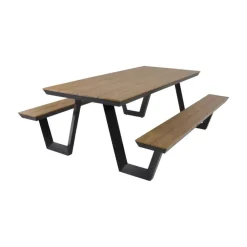 Lesli Living Tuintafels|Picknickset Arezzo rechthoekig 200cm