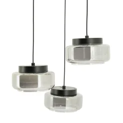 By Boo Hanglampen|Glazen Hanglamp|Pivot 3-lichts getrapte Hanglamp