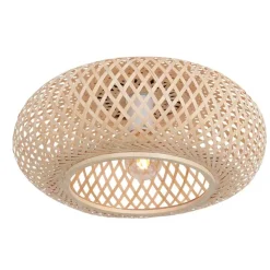 Steinmex Plafondlampen|Plafonnieres|Plafondlamp Maze 1-lichts licht hout
