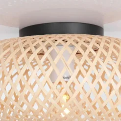 Steinmex Plafondlampen|Plafonnieres|Plafondlamp Maze 1-lichts licht hout