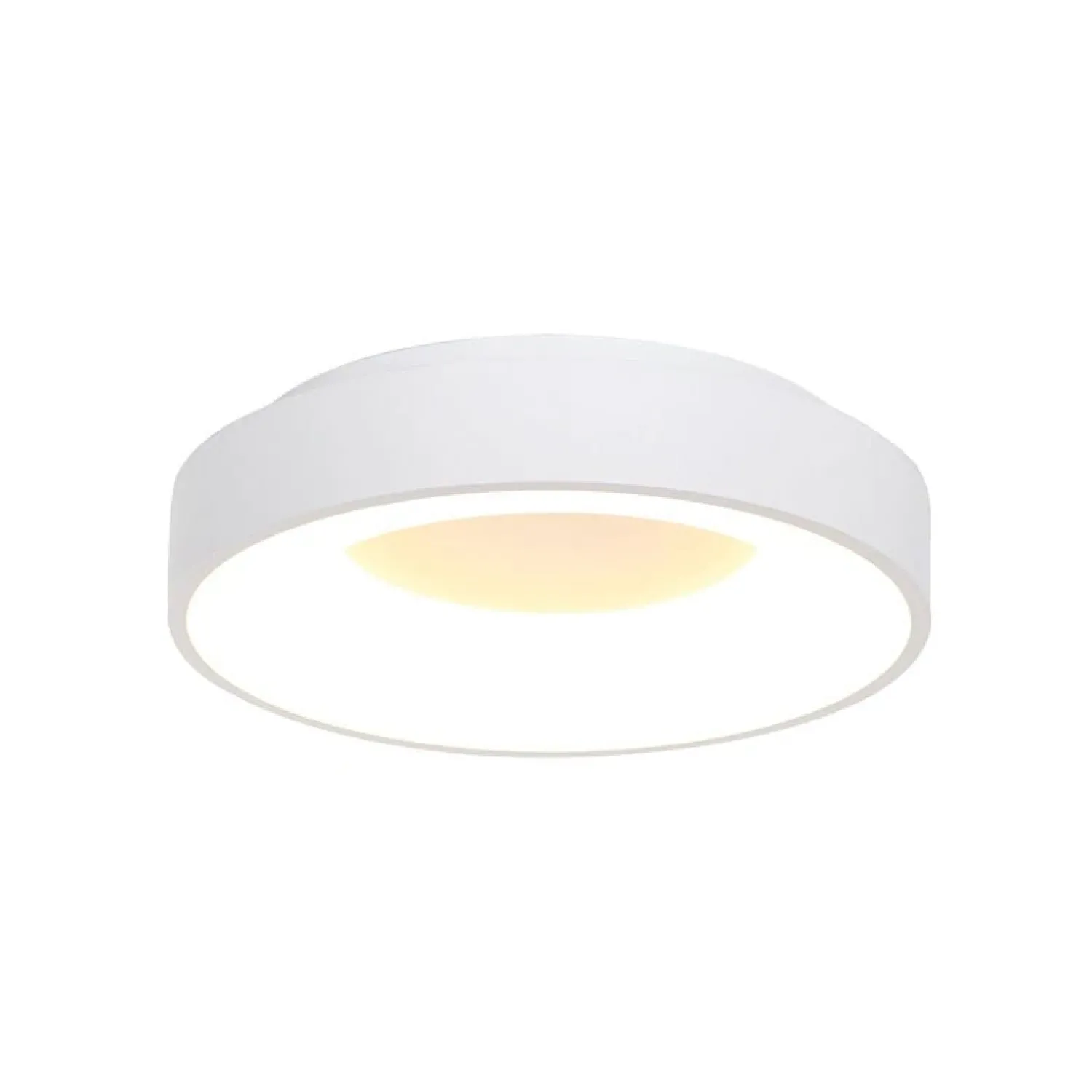 Steinmex Plafondlampen|Plafonnieres|Plafonniere Ringlede wit large 48cm