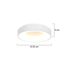Steinmex Plafondlampen|Plafonnieres|Plafonniere Ringlede wit small 30cm