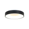 Steinmex Plafondlampen|Plafonnieres|Plafonniere Ringlede zwart large 48cm