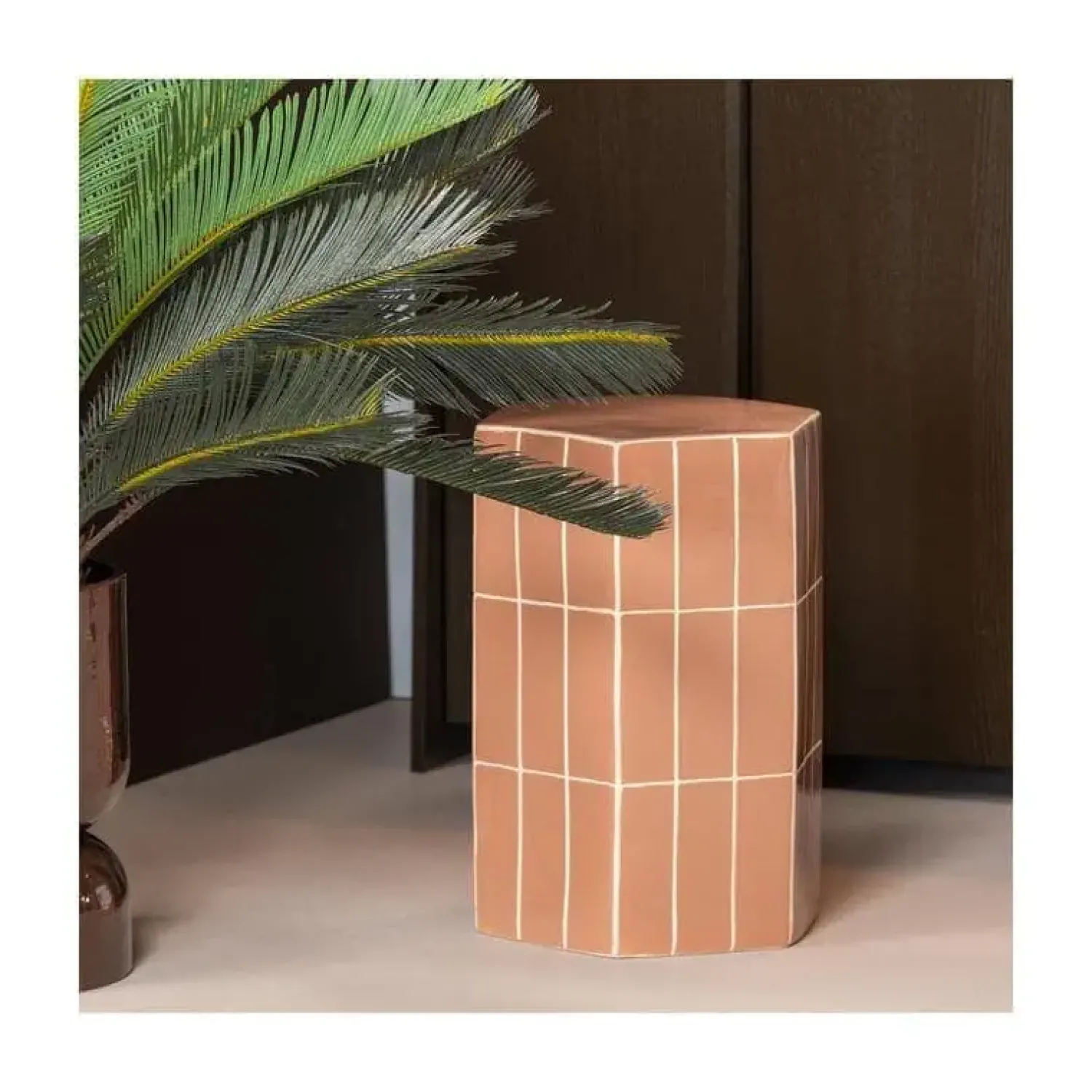 WOOOD Bijzettafels|Plu Bijzettafel Oudroze 54cm