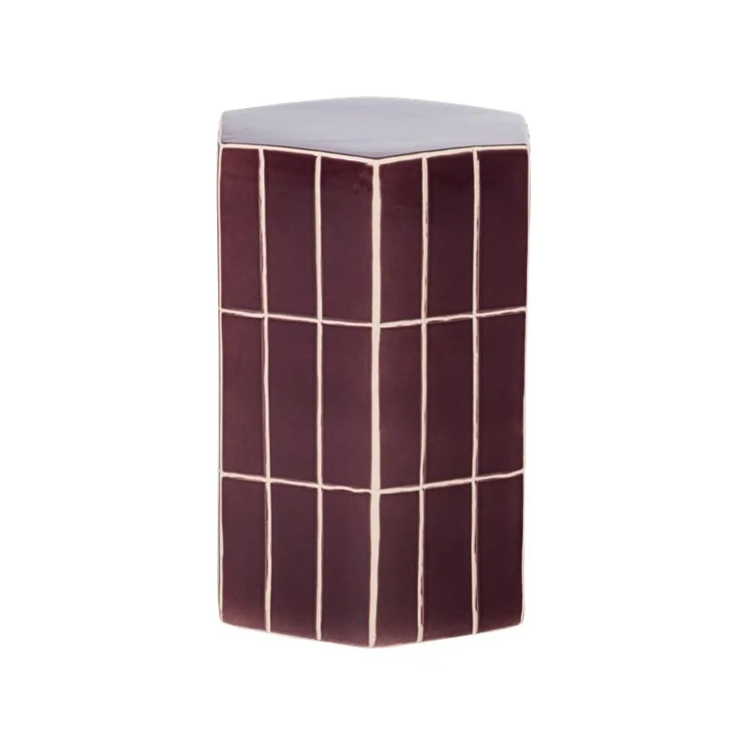 WOOOD Bijzettafels|Plu Bijzettafel Paars 42cm
