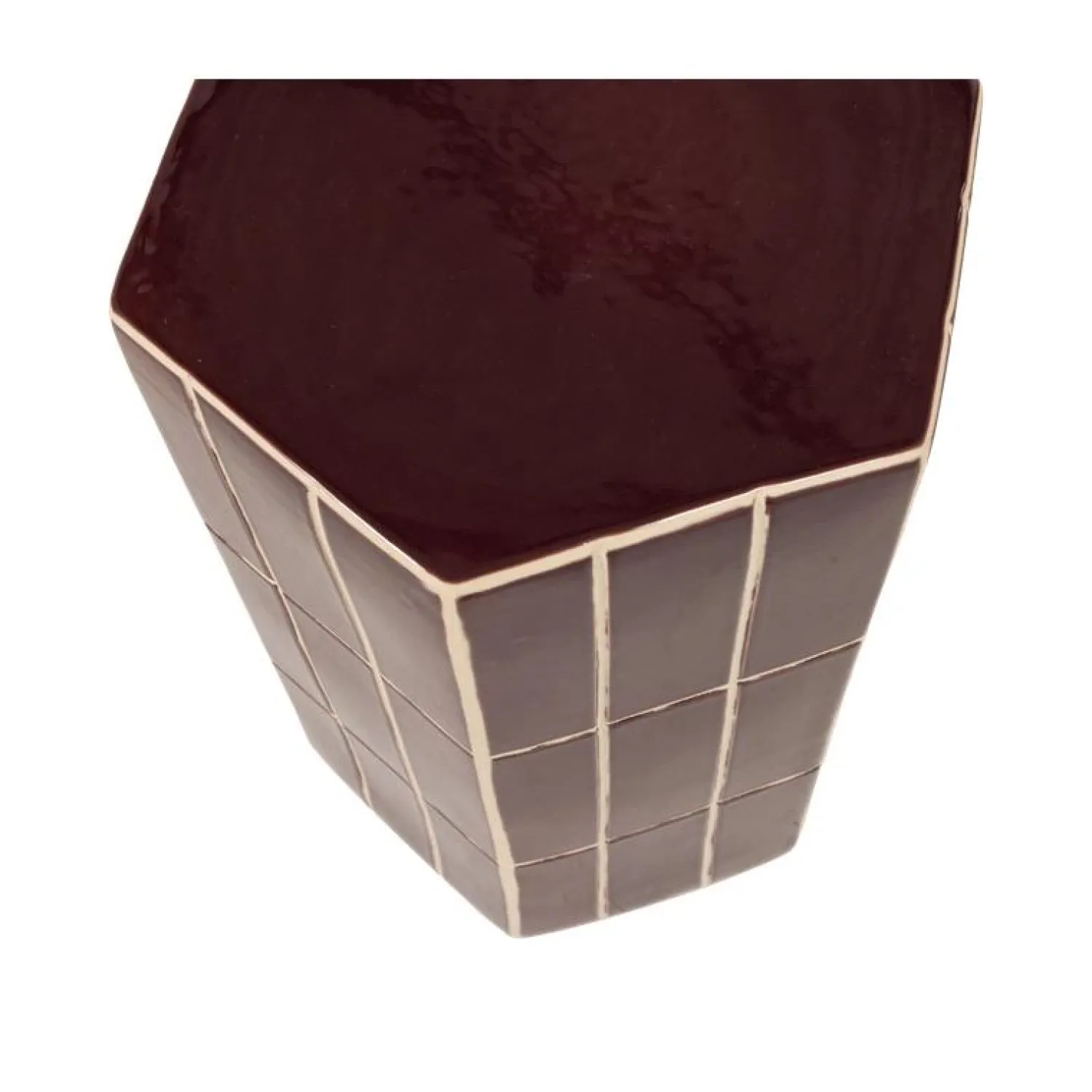 WOOOD Bijzettafels|Plu Bijzettafel Paars 42cm