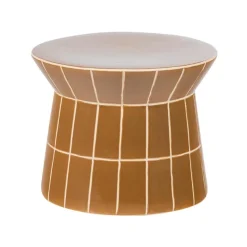 WOOOD Bijzettafels|Plu Bijzettafel rond Honinggeel Ø38cm
