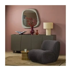 WOOOD Bijzettafels|Plu Bijzettafel rond Honinggeel Ø38cm