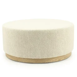 Eleonora Krukjes|Poef Avah large beige 80cm