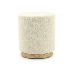 Eleonora Krukjes|Poef Avah small beige 41cm