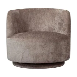 WOOOD Fauteuils|Popular Draaifauteuil Taupe