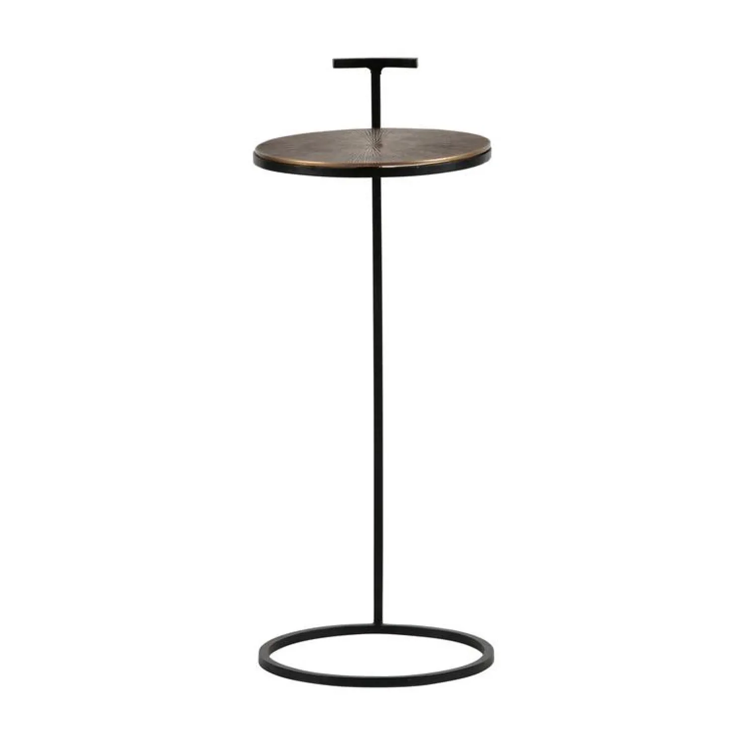 WOOOD Bijzettafels|Position Bijzettafel Metaal Antique Brass 26cm