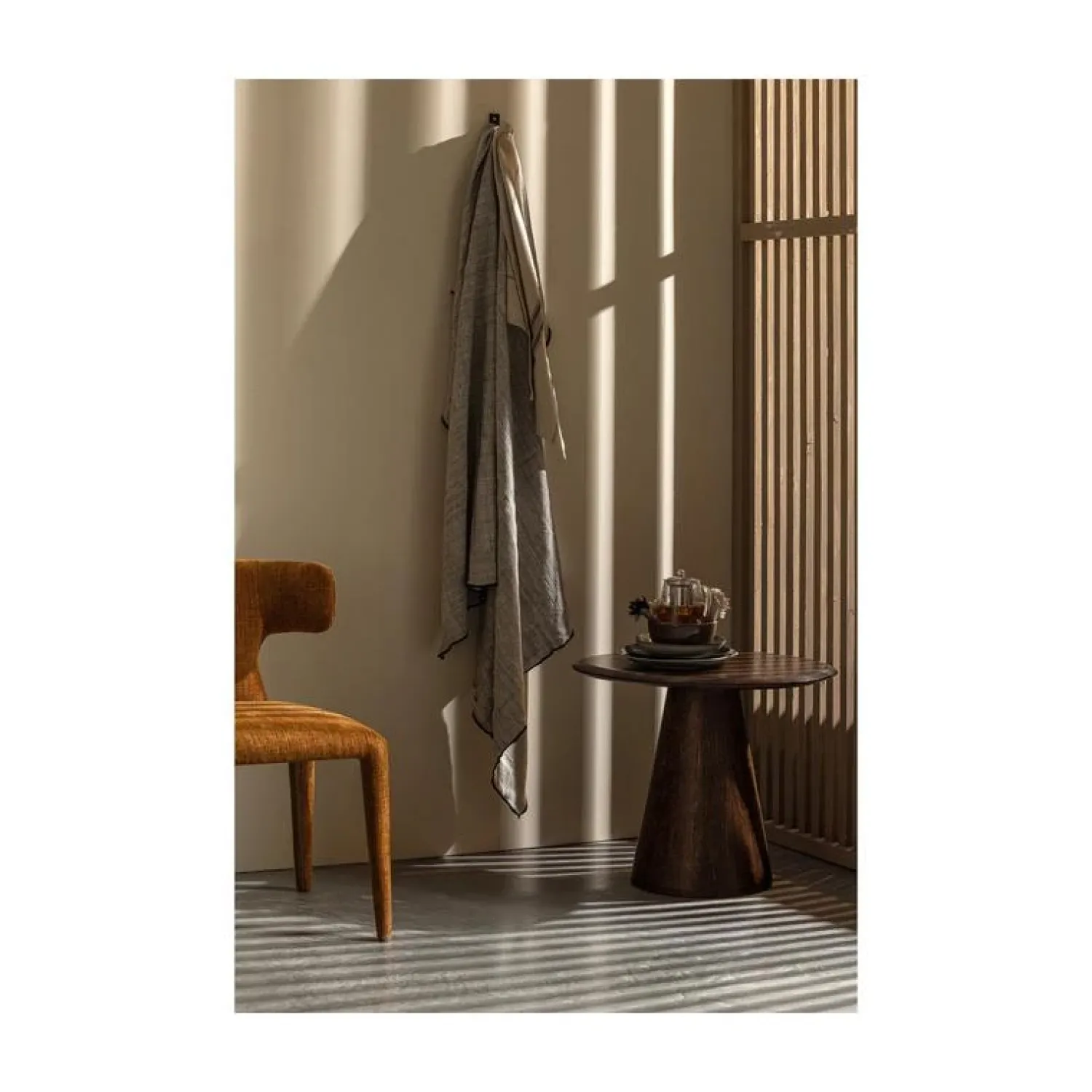 WOOOD Bijzettafels|Posture Bijzettafel Mangohout Walnoot 60cm