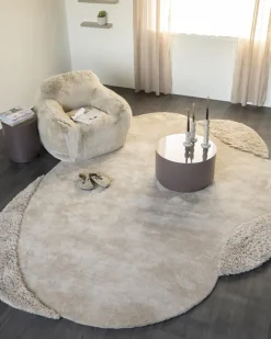 By Boo Vloerkleden|Praia Vloerkleed organisch Beige 345×245