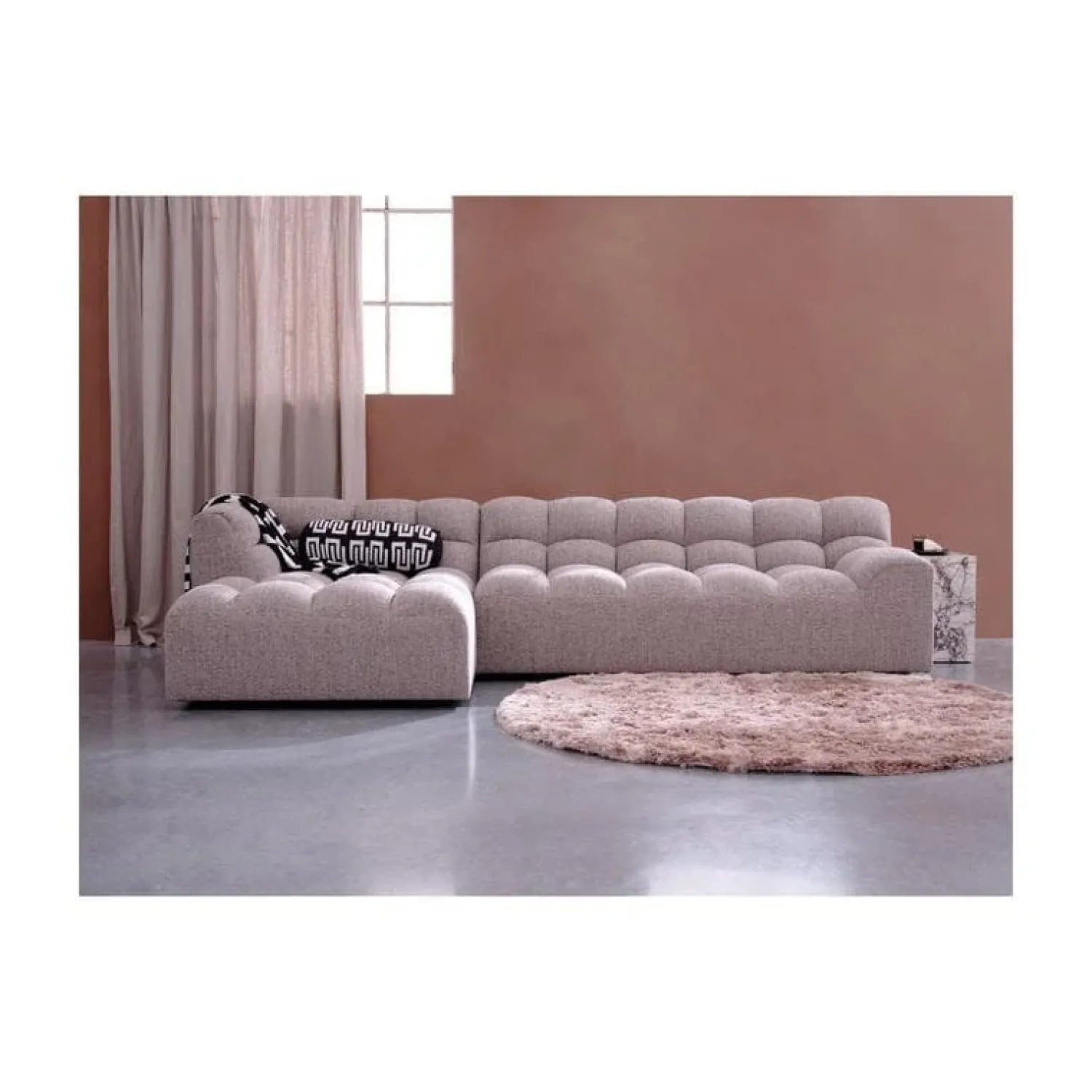 WOOOD Vloerkleden|Praline Vloerkleed rond Nougat 200cm