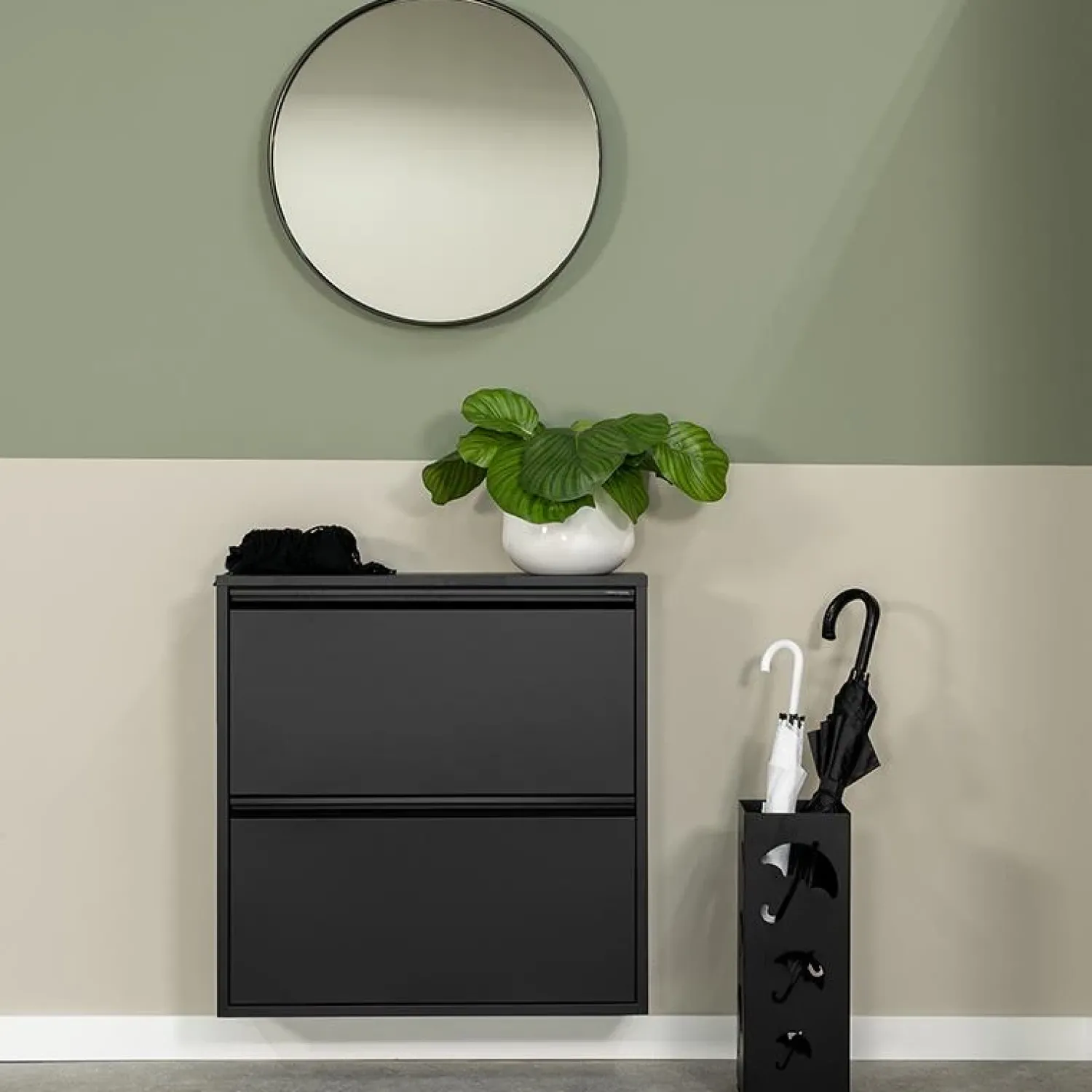 Redin Design Overig|Puddle Parapluhouder Zwart metaal
