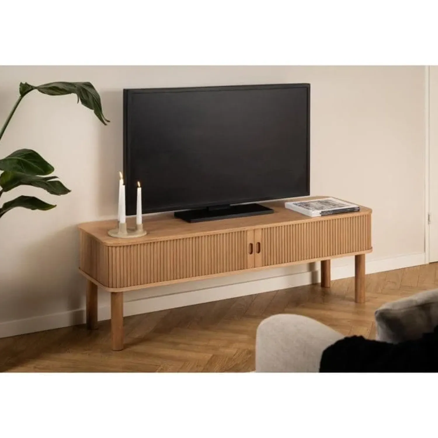 Nordhavn Industriele Kasten|Tv Meubels|Quantor Tv meubel Naturel 140cm