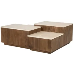 Eleonora Salontafels|Quido Salontafel in 3 hoogtes Marmer 105cm