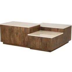 Eleonora Salontafels|Quido Salontafel in 3 hoogtes Marmer 105cm