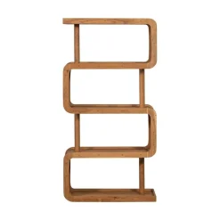 WOOOD Vakkenkasten|Industriele Kasten|Rattle Open Kast Hout Naturel 82cm