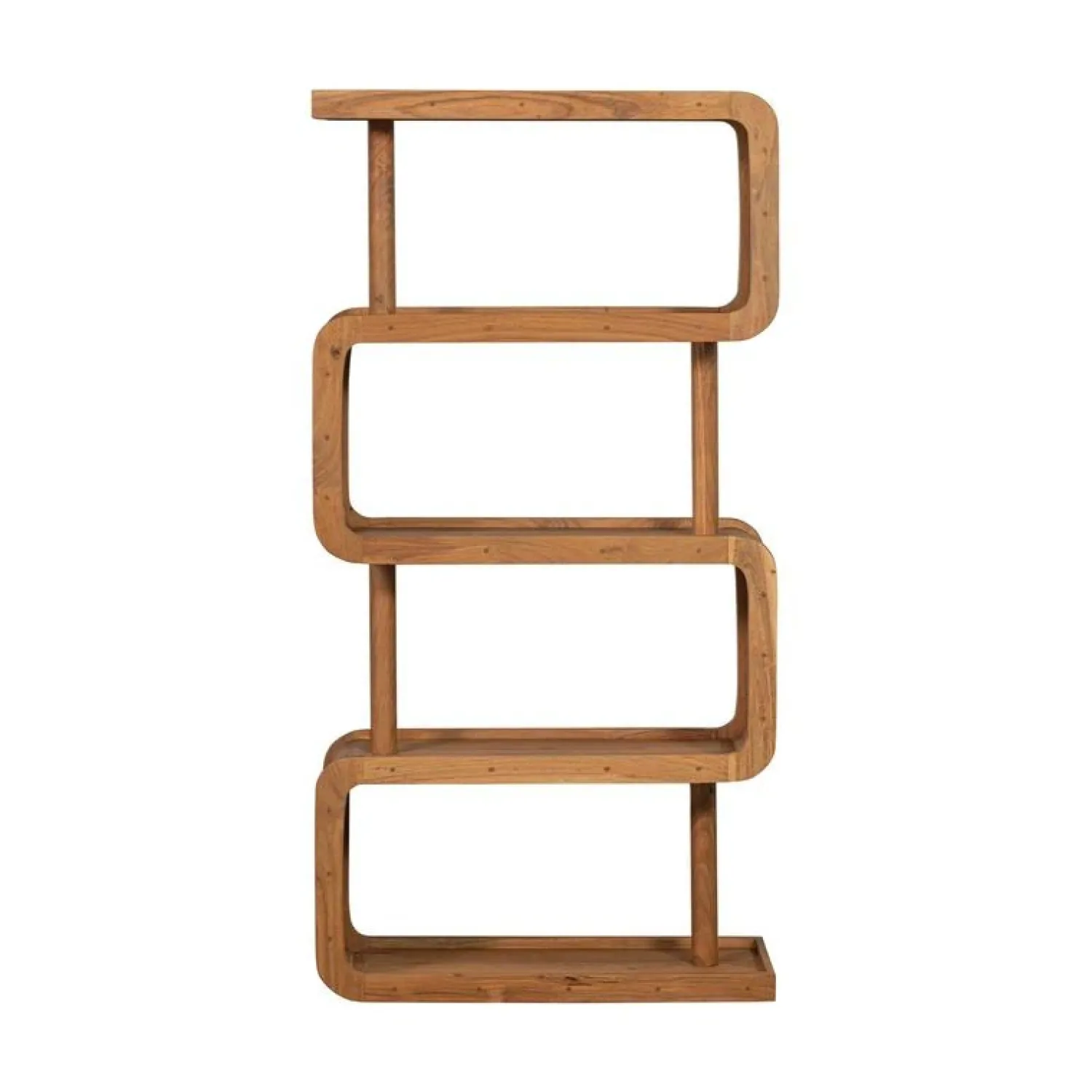 WOOOD Vakkenkasten|Industriele Kasten|Rattle Open Kast Hout Naturel 82cm
