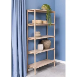 Nordhavn Boekenkasten|Industriele Kasten|Ravel Boekenkast Hoog Naturel 86cm