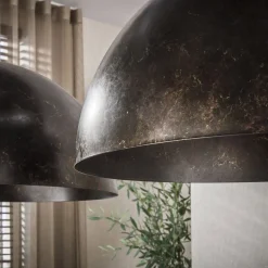 Kalfort Hanglampen|Raven 2-lichts Hanglamp Bruin