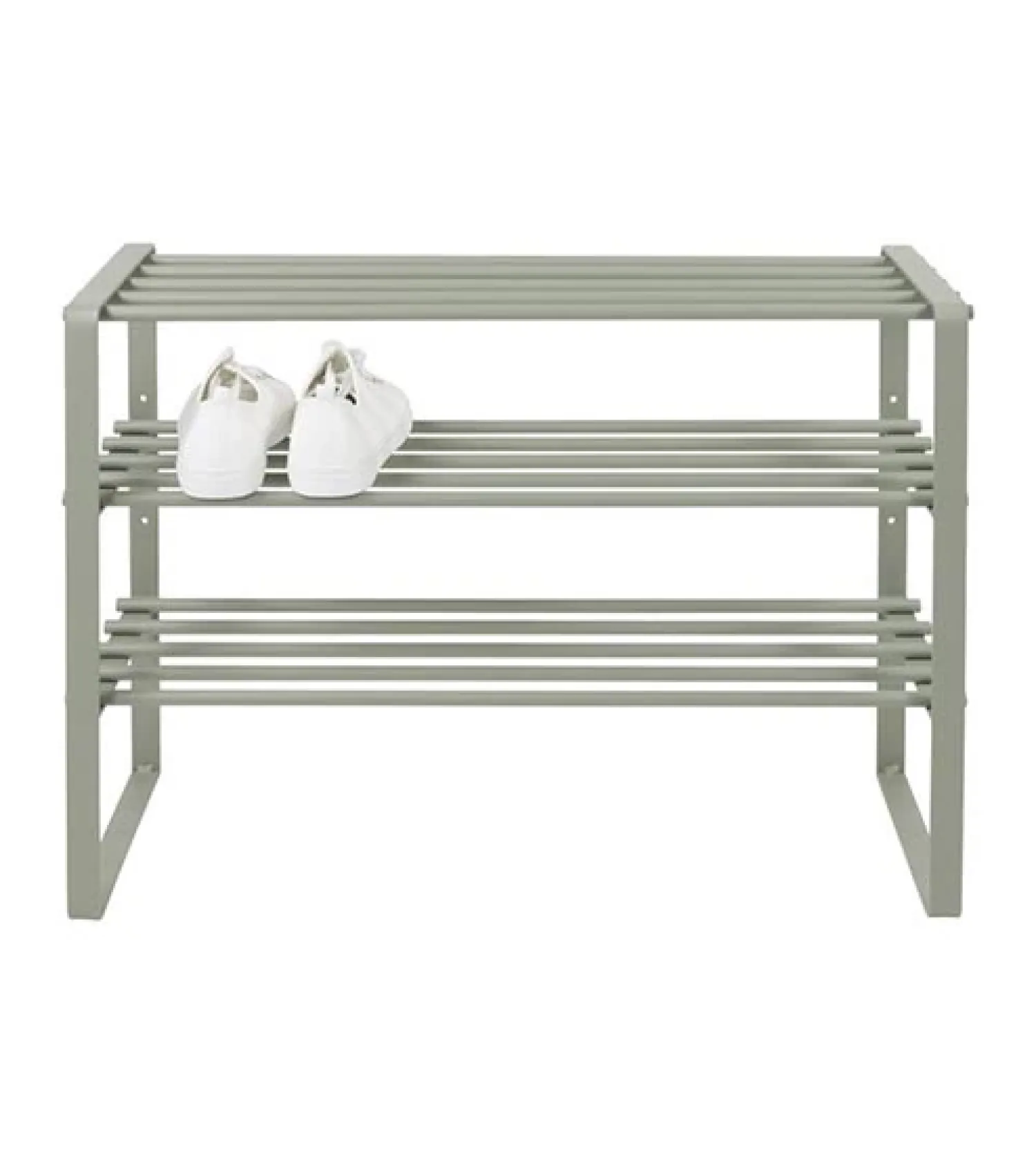 Redin Design Schoenenrekken|REEF industrieel dubbele schoenenrek groen